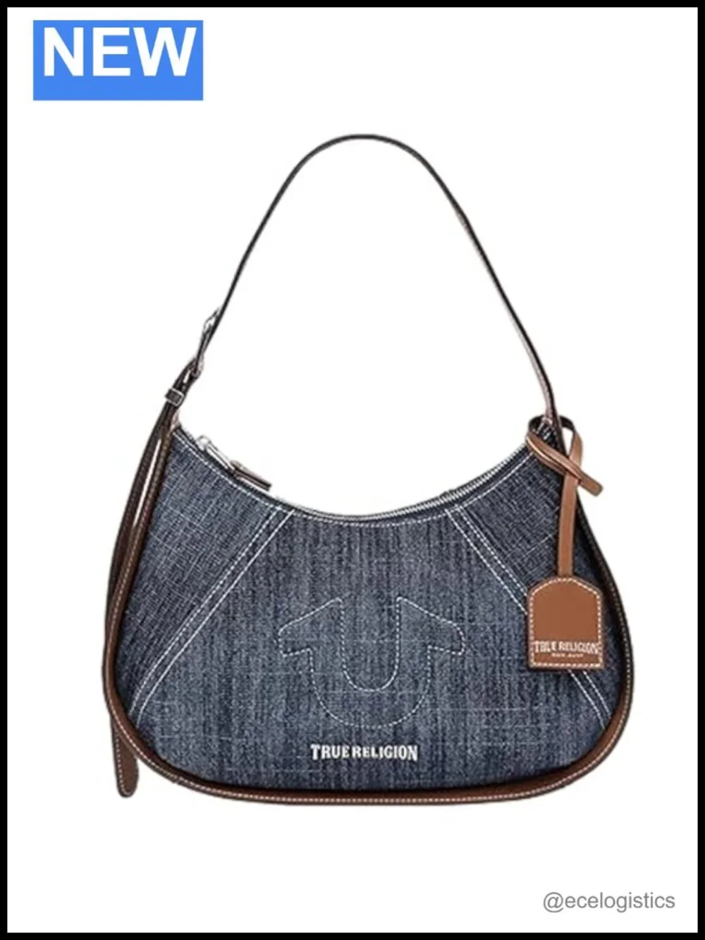 Hobo Bag with Adjustable Strap, Zip Closure, Lightweight
